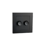 LEDDIM 2X100 FRONT SG BLACK 20-PACK