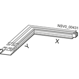 BD2A-1000-LL-X*/Y* ELBOW LEFT X/Y 0,36M-1,25M  500 A-1000A