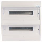 BC-U-2/36-TW-ECO ECO Compact distribution board, flush mounting, 2-rows, 18 MU, IP40