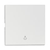 Rocker S 55 with symbol light, white
