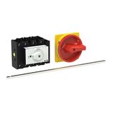 P3 Main switch, 80 A,Rear mounting, Form M4/SVB, HI11