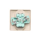 Triple switch, (module), 10AX, quick connection, satin, metallized