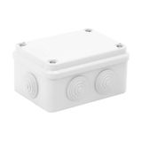 Hermetic box with glands