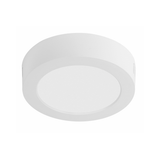 G-TECH LED luminaire FABRO, 6 W, 540 lm, 4000K, AC220-240V, IP40, surface-mounted, round, white