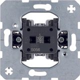 Push-butt. insert f. hotel card sw. cov. 10A, change-ov. cont., NC/NO 