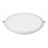 G-TECH LED luminaire FABRO, 18 W, 1800 lm, 4000K, AC220-240V, IP40, recessed, round, white