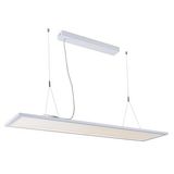 MODUS Q, LED panel, prizmatic cover, pendant dirkt/indirekt, LED 840, rectangle C,, , white, driver 1050mA