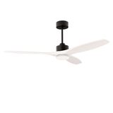 Fan Stem Evo ø1220mm Black with White Blades White LED 2875 SW 3000-4000-5000K ON-OFF
