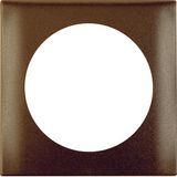 Integro Flow Frame, 1-Gang Brown Matt