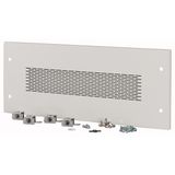 XTSZCSV3-H250W600 Section wide cover, HxW=250x600mm, IP31, grey