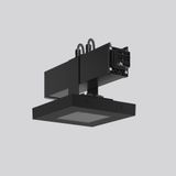 LINEDO, 6,7 W, 390 lm, 765, black, on/off Continuous line luminaire, L