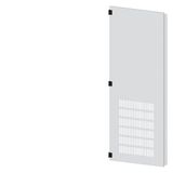 SIVACON, door half, left, with ventilation openings, IP20, H: 1800 mm, W: 600 mm, RAL