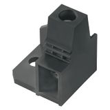 Printed circuit board terminals, 15.00 mm, Number of poles: 1, 90°, Solder pin length (l): 4.5 mm, tinned, black, Clamping yoke connection, Clamping range, max. : 25 mm², Box