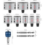 PRO Multi Material Power Change Plus Hole Saw Set - Transparent Case