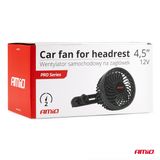 Car fan for headrest 4,5" 12V