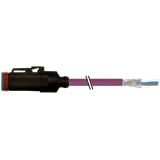 Valve plug MDC06-4s with cable PUR 1x4x0.5 shielded vt 10m