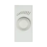UNIVERSAL DIMMER 3-120W, REGULATION WITH ROTARY POTENTIOMETER - WHITEK SERIES, WHITE COLOR MATT FINISH - 1 MOD.