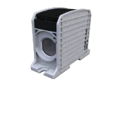 STB 300 Rail-mounted terminal block Al/Cu 87910 SIMBLOCK black