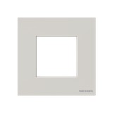 Frame 1-gang / 2-modules - IP44 - Dune