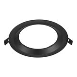DOWNLIGHT V 150, slightly recessed cover black