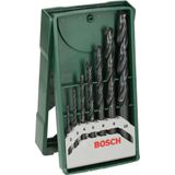 7-piece Mini-X-Line metal drill bit set