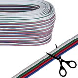 4-wire conductor AWG 20, red/green/blue/white