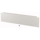 XLSPL2F85 Plinth, front plate for HxW 200 x 850mm, grey
