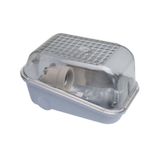 SKOŚNA-7041S, LED, 9W, 4000K, 1250lm, white-bakelite, cover transparent-polycarbonate, IP54, IK10