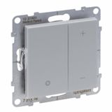 PUSH-BUTTON DIMMER ALL CHARGES ALUMINIUM