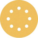 EXPERT C47 Sandpaper Set for Random Orbital Sanders 125 mm, 8 holes, G 6/12/24 6-pc