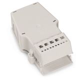 Strain relief housing light gray