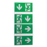 Slide-in pictogram set for luminaires KB(KBM), KS, AM, AS