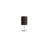 NYC/RON 15/20 table Polycotton black/chrome 230V LED E27 15W