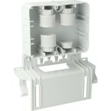 AK2-S/GZ IP40 with bended mountingplate for cable tray