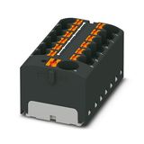 PTFIX 10/12X4 BK - Distribution block