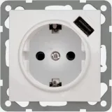 Universelle USB-Steckdose SCHUKO
