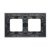 RTV pass-through aerial socket, atten.: 10dB, Silver matt, metalic