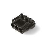 Coupler 3-p plug, blk