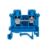 Rail-mounted screw terminal block ZSG1-4.0Nn blue