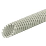 Lichte flexibele kunststof buis; lichtgrijs;