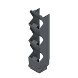 Side element, OMNIMATE Housing - series CH20M  Graphite grey, Side element, Width: 22.5 mm