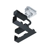 SUP2 TRACK ELECTRICAL CON 48V 90° BK - Angle connector 90° (electric)