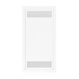 Flush-mounted media enclosure 4-rows - solid wall