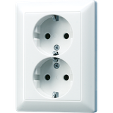 2-gang socket AS5022UWW