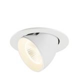 NUMINOS© GIMBLE L, recessed CL 4000K, 40ø, IP20, round, wh