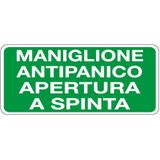 Adhesive for safety sign - Dimensions: 220x100 mm