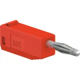 2 mm plug, solder connection, 0.5 mm², red, 22.2617-22