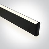 BLACK 40W DOWNLIGHT+UPLIGHT LED CW 1175mm 230V