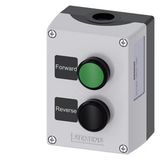 Enclosure for command devices, 22 mm, round