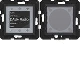 Touch radio DAB+, Bluetooth with speaker, A.x/C.x, matte night black